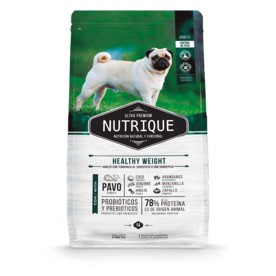 Nutrique Healthy Weight Dog x 15 kg (Control de Peso)