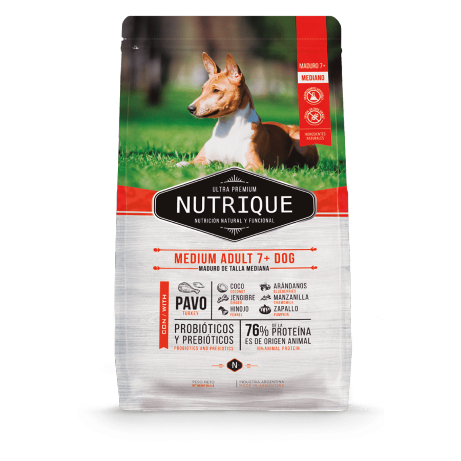 Nutrique Medium Adult 7+ Dog x 12 kg