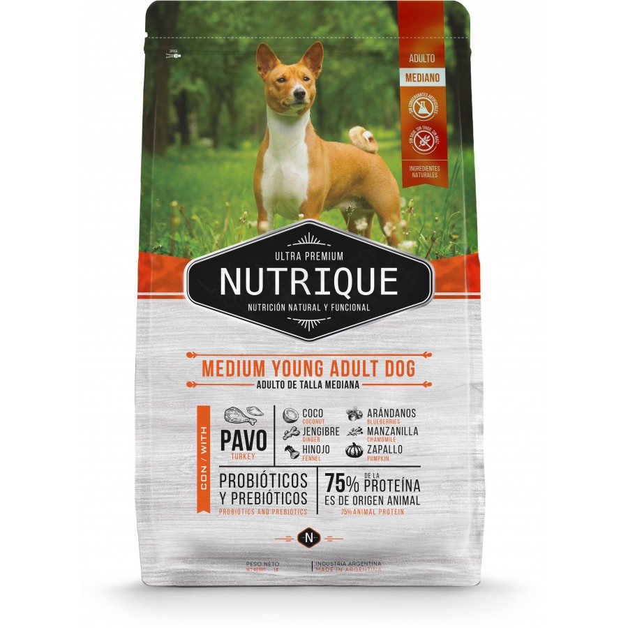 Nutrique Medium Young Adult Dog x 12 kg