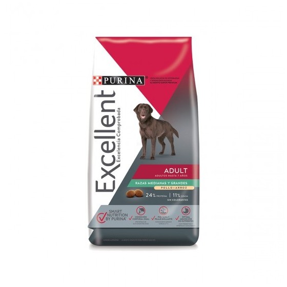 Purina Excellent Adulto Razas Medianas y Grandes x 15 kg