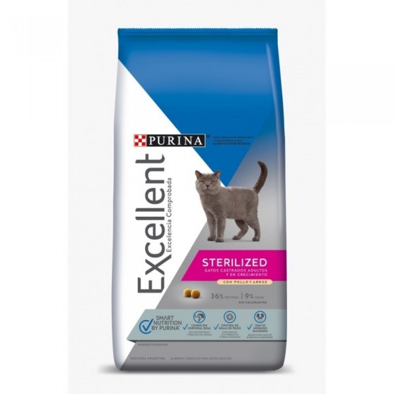 Purina Excellent Gato Sterilized (light) x 7.5 kg