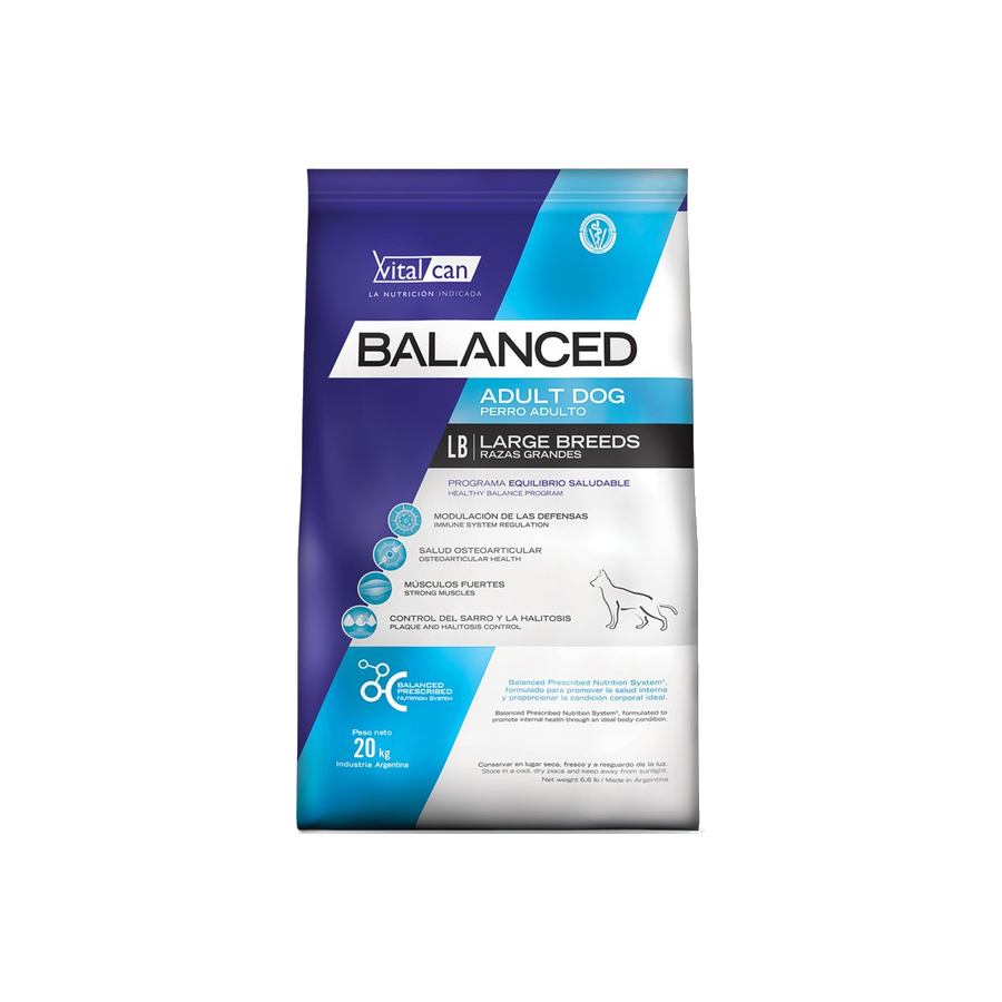 Vital Can Balanced Adulto Raza Grande x 15 kg