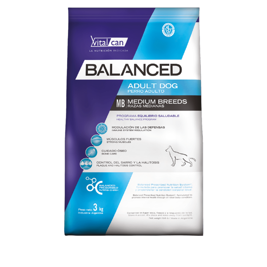 Vital Can Balanced Adulto Raza Mediana x 20 kg