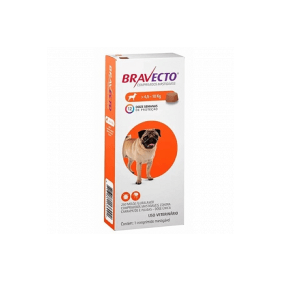 Bravecto Comprimido 4,5 a 10 Kg