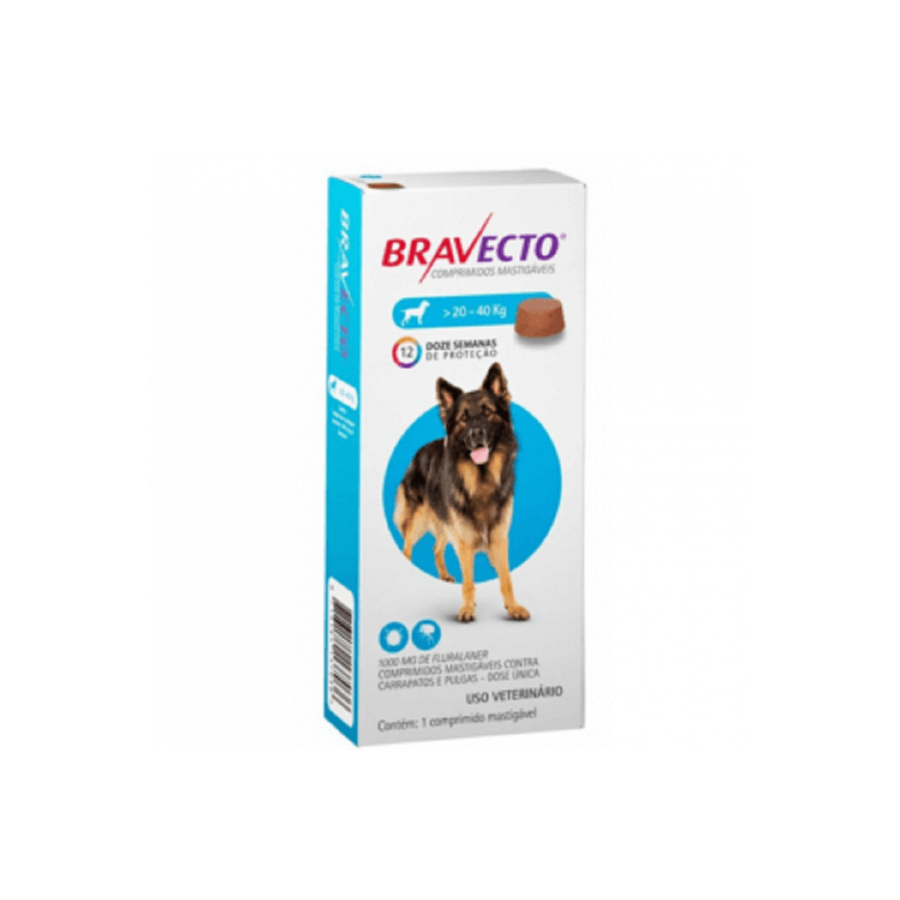 Bravecto Comprimido 20 a 40 Kg