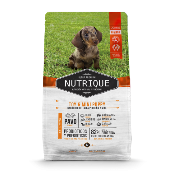 Nutrique Toy & Mini Puppy x 3 kg 30% OFF