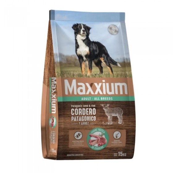 Maxxium Cordero Perros Adultos x 15 kg OFERTA BAHÍA