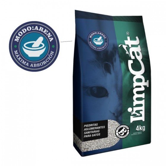 Piedras Sanitarias Arena Aglomerante Limpcat x 4kg