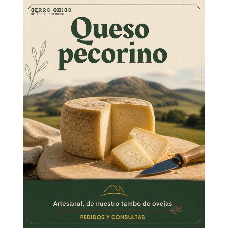 Queso de Oveja tipo Pecorino x 900g